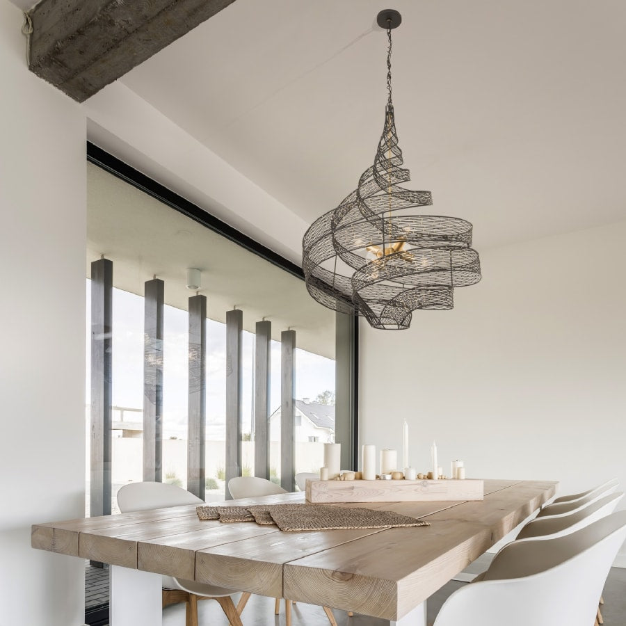 Varaluz Flow 6 Light 26" Wide Abstract Chandelier