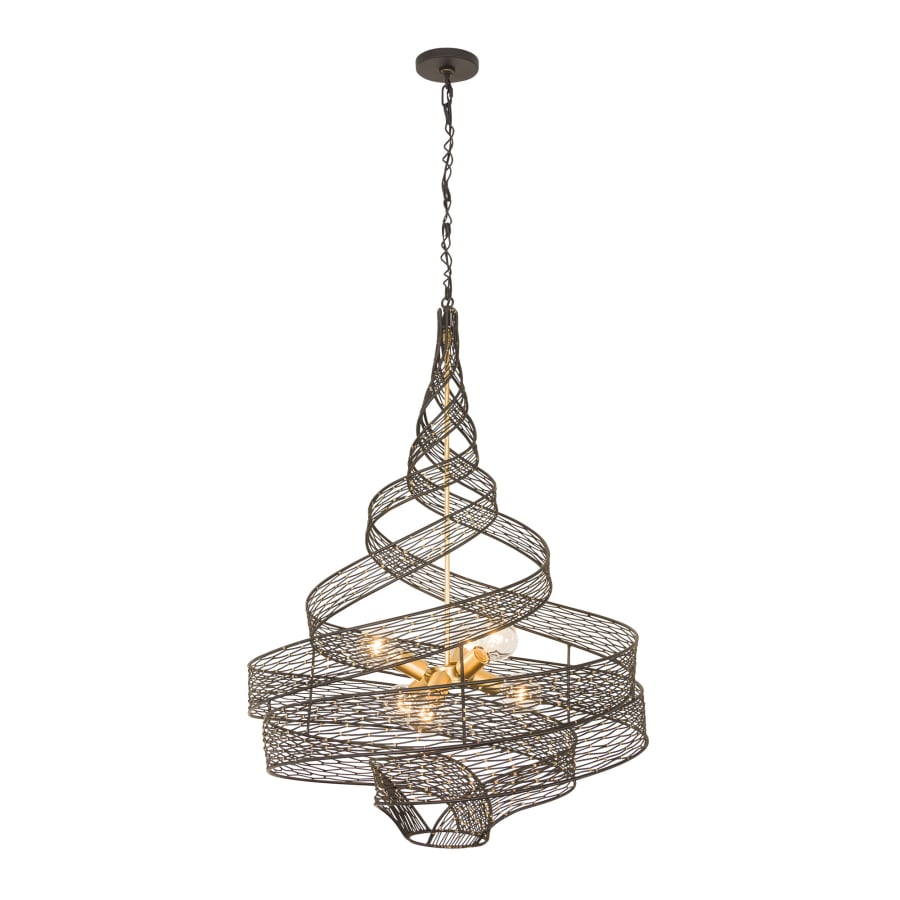 Varaluz Flow 6 Light 26" Wide Abstract Chandelier
