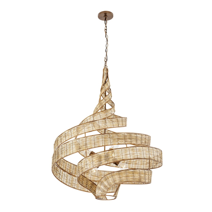 Varaluz Flow 6 Light 30" Wide Abstract Chandelier