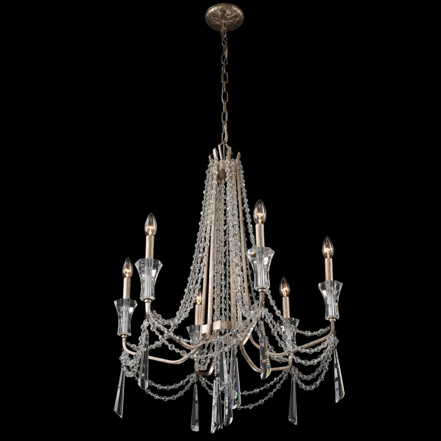 Varaluz Barcelona 6 Light 27" Wide Crystal Chandelier
