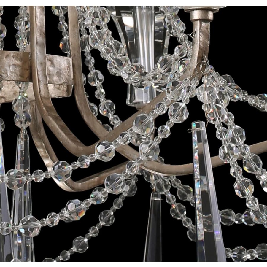 Varaluz Barcelona 6 Light 27" Wide Crystal Chandelier