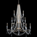 Varaluz Barcelona 12 Light 44" Wide Crystal Chandelier