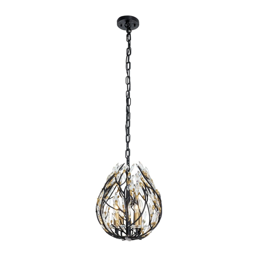 Varaluz Bask 6 Light 36" Wide Crystal Linear Pendant