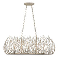Varaluz Bask 6 Light 36" Wide Crystal Linear Pendant