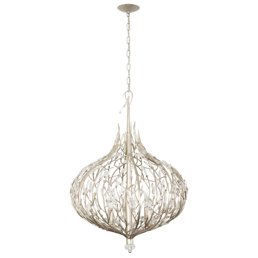 Varaluz Bask 6 Light 27" Wide Crystal Abstract Chandelier