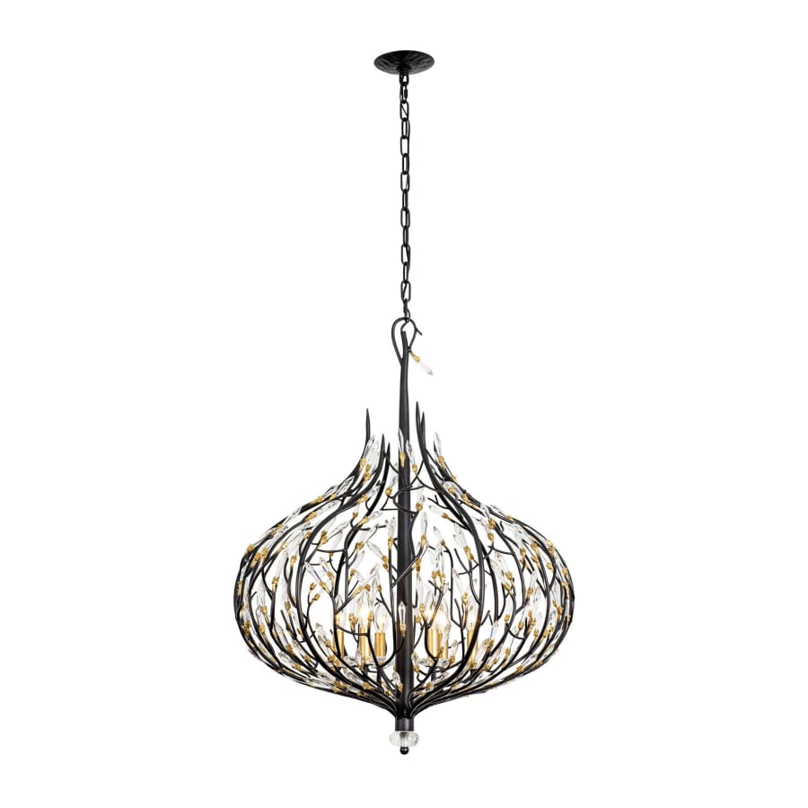 Varaluz Bask 6 Light 27" Wide Crystal Abstract Chandelier