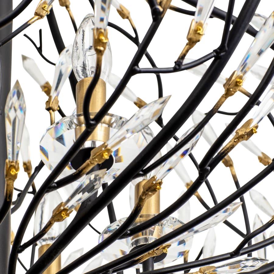 Varaluz Bask 6 Light 27" Wide Crystal Abstract Chandelier