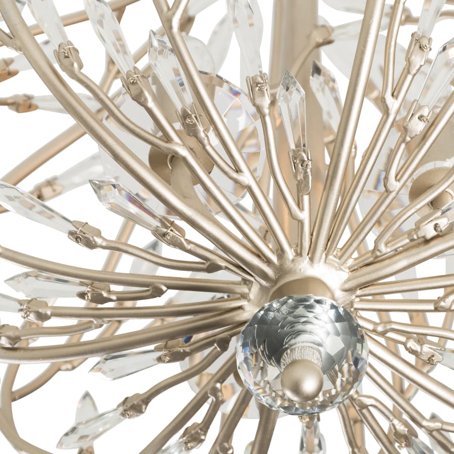 Varaluz Bask 6 Light 27" Wide Crystal Abstract Chandelier