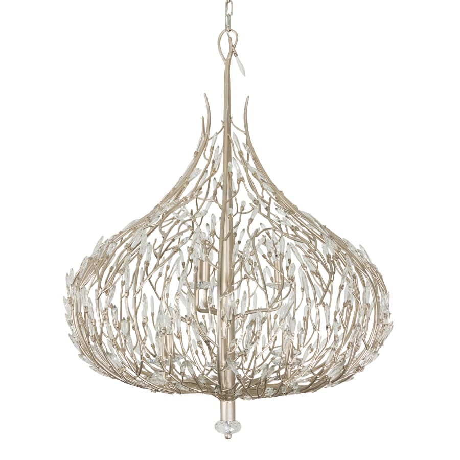 Varaluz Bask 9 Light 32" Wide Crystal Abstract Chandelier
