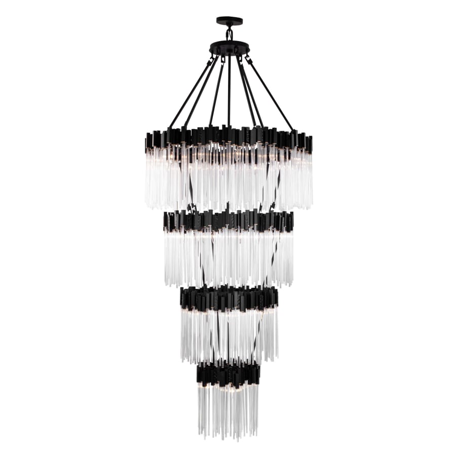 Varaluz Matrix 30 Light 40" Wide Waterfall Chandelier