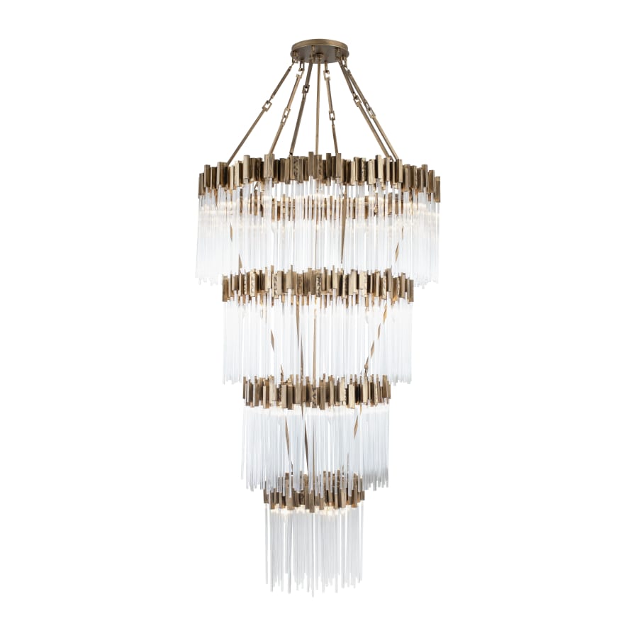 Varaluz Matrix 30 Light 40" Wide Waterfall Chandelier
