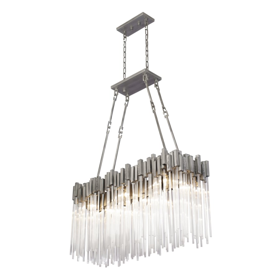 Varaluz Matrix 6 Light 37" Wide Linear Chandelier