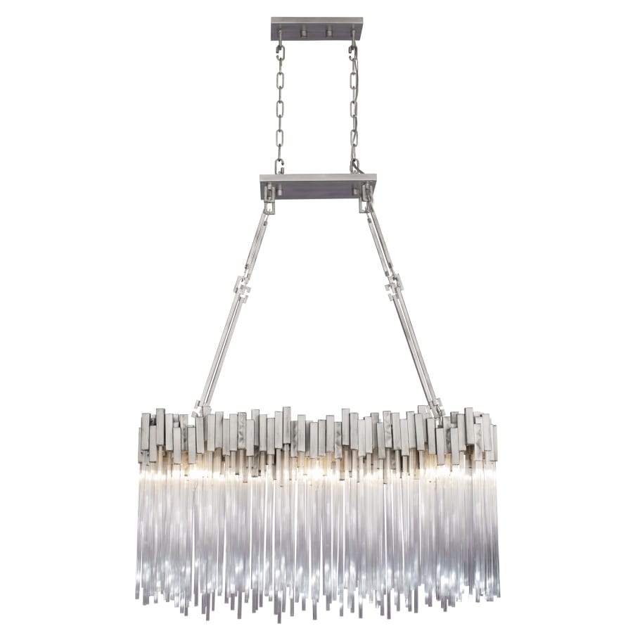 Varaluz Matrix 6 Light 37" Wide Linear Chandelier