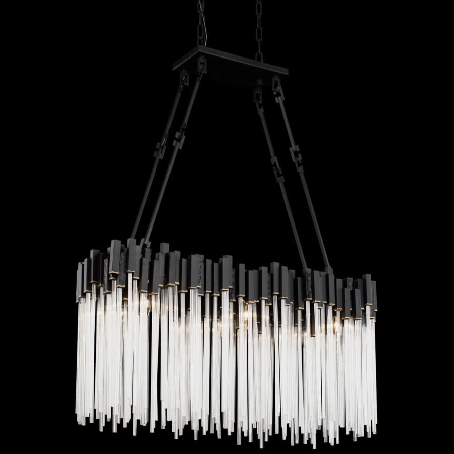 Varaluz Matrix 6 Light 37" Wide Linear Chandelier