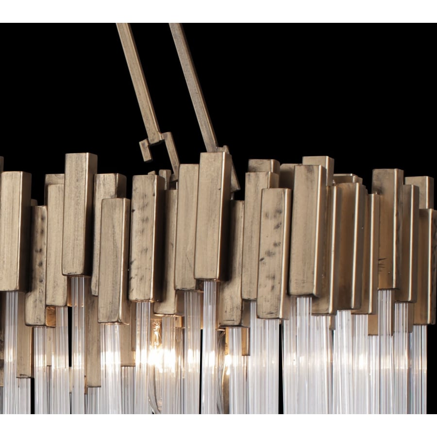 Varaluz Matrix 8 Light 49" Wide Linear Chandelier