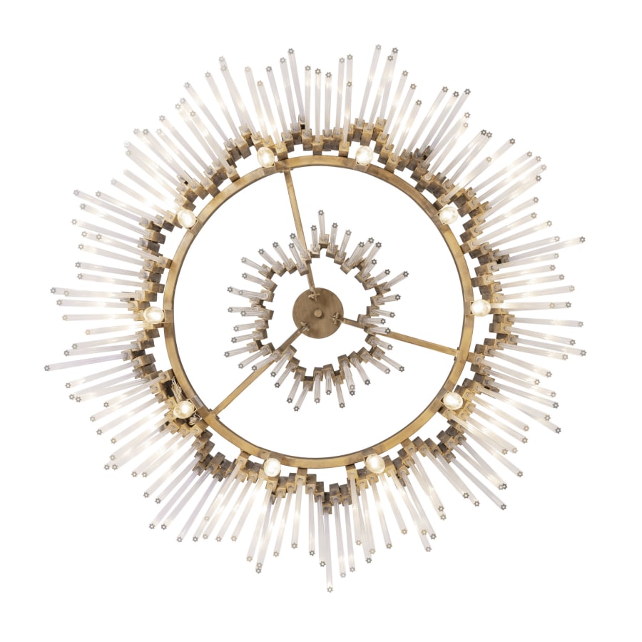 Varaluz Matrix 10 Light 30" Wide Ring Chandelier