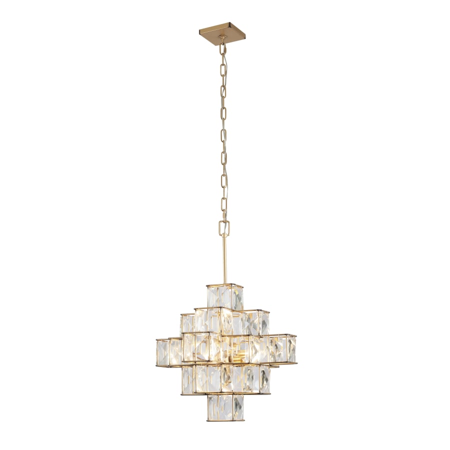 Varaluz Cubic 6 Light 26" Wide Crystal Chandelier