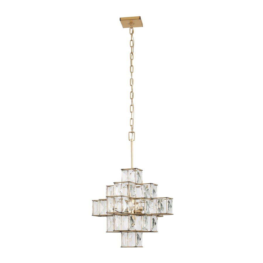 Varaluz Cubic 6 Light 26" Wide Crystal Chandelier