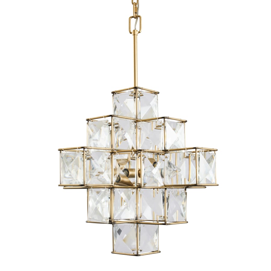 Varaluz Cubic 6 Light 26" Wide Crystal Chandelier