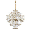 Varaluz Cubic 6 Light 26" Wide Crystal Chandelier