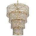 Varaluz Windsor 21 Light 40" Wide Crystal Waterfall Chandelier