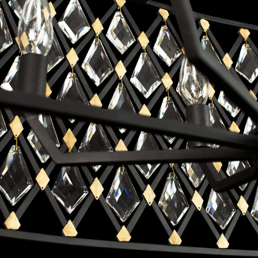 Varaluz Windsor 8 Light 36" Wide Crystal Drum Chandelier