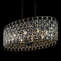 Varaluz Windsor 8 Light 36" Wide Crystal Drum Chandelier