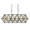 Varaluz Marcia 5 Light 42" Wide Crystal Linear Pendant