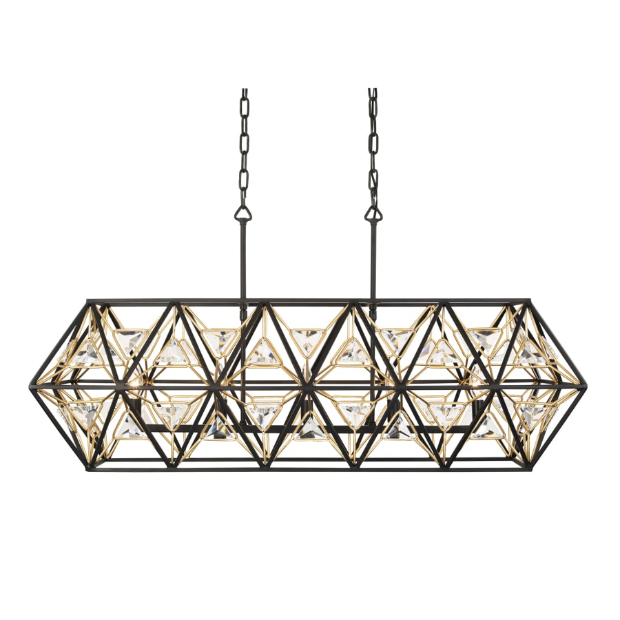 Varaluz Marcia 5 Light 42" Wide Crystal Linear Pendant