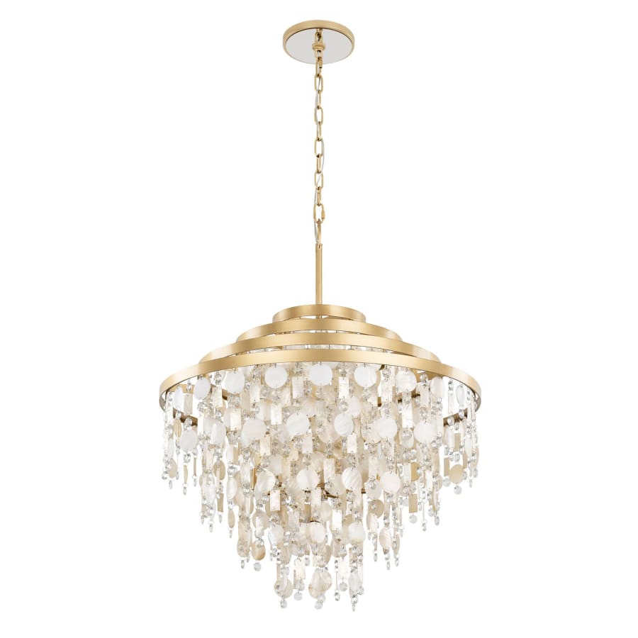 Varaluz Kalani 10 Light 28" Wide Waterfall Chandelier