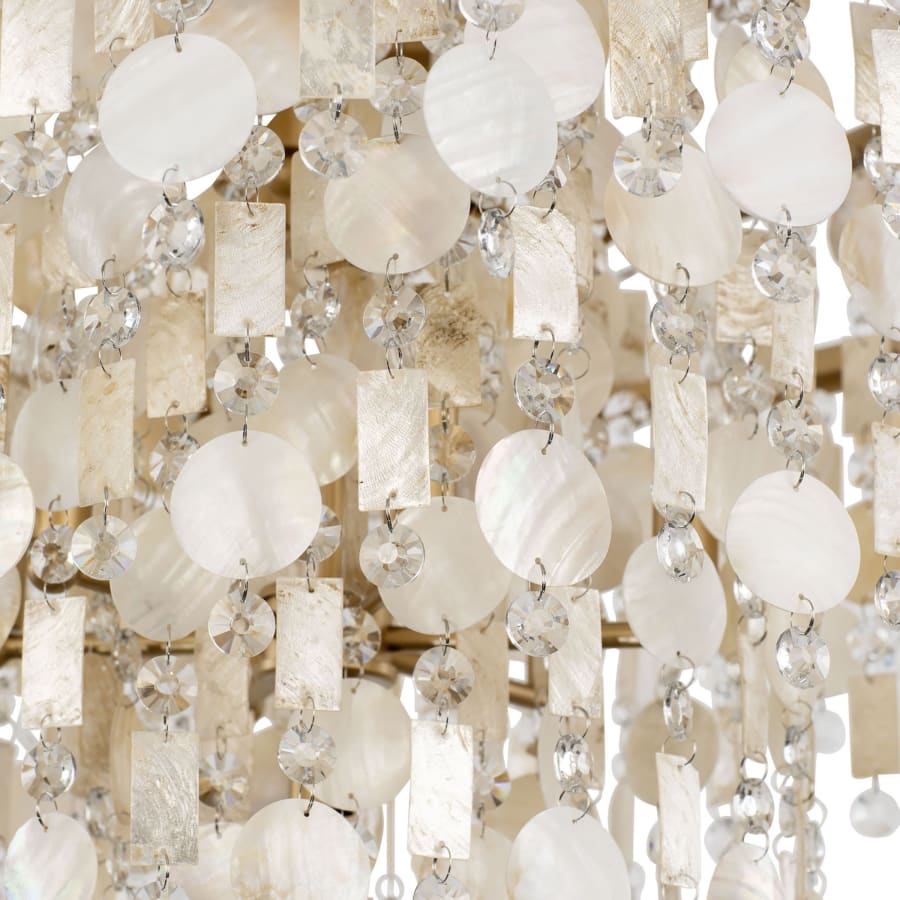 Varaluz Kalani 10 Light 28" Wide Waterfall Chandelier
