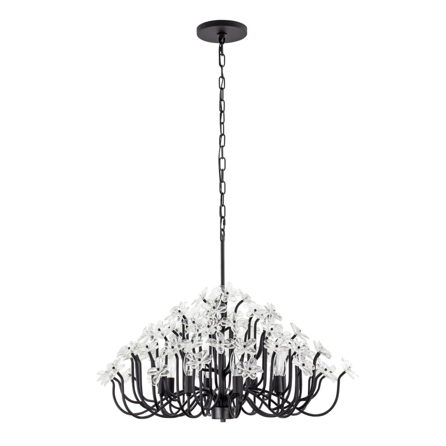 Varaluz Wildflower 8 Light 32" Wide Candle Style Chandelier