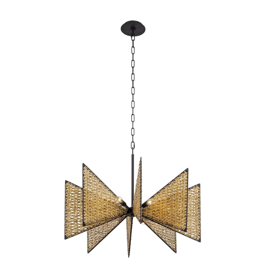 Varaluz Machina 8 Light 32" Wide Abstract Chandelier