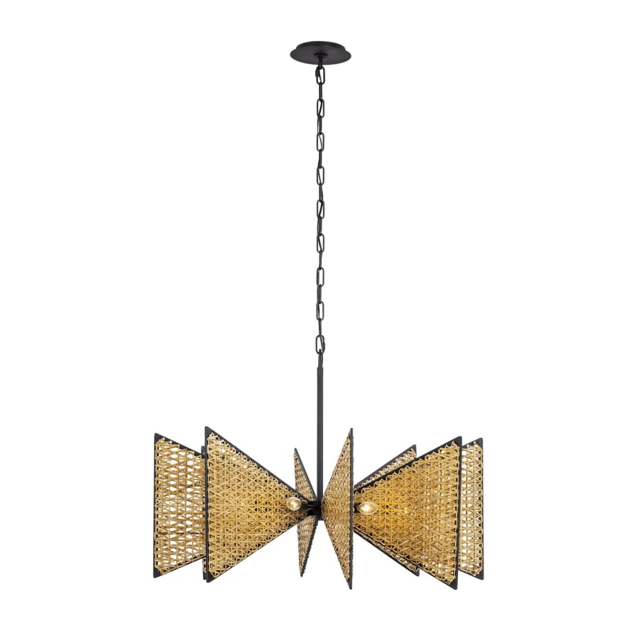 Varaluz Machina 8 Light 32" Wide Abstract Chandelier