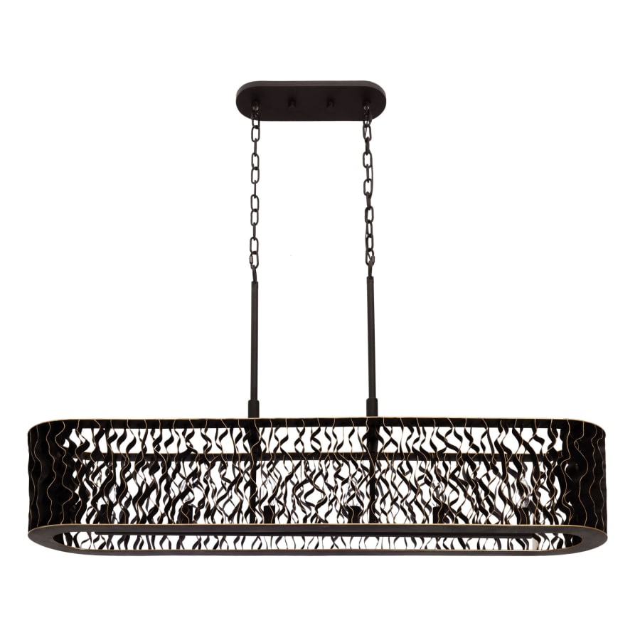 Varaluz Estela 6 Light 48" Wide Linear Pendant