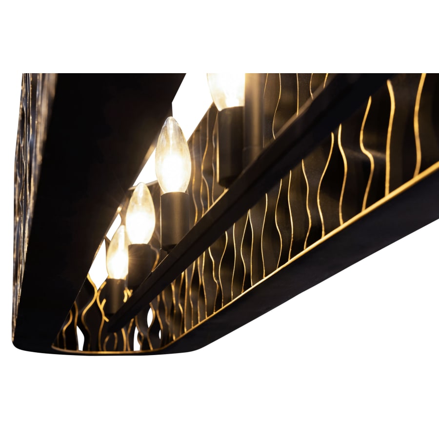 Varaluz Estela 6 Light 48" Wide Linear Pendant