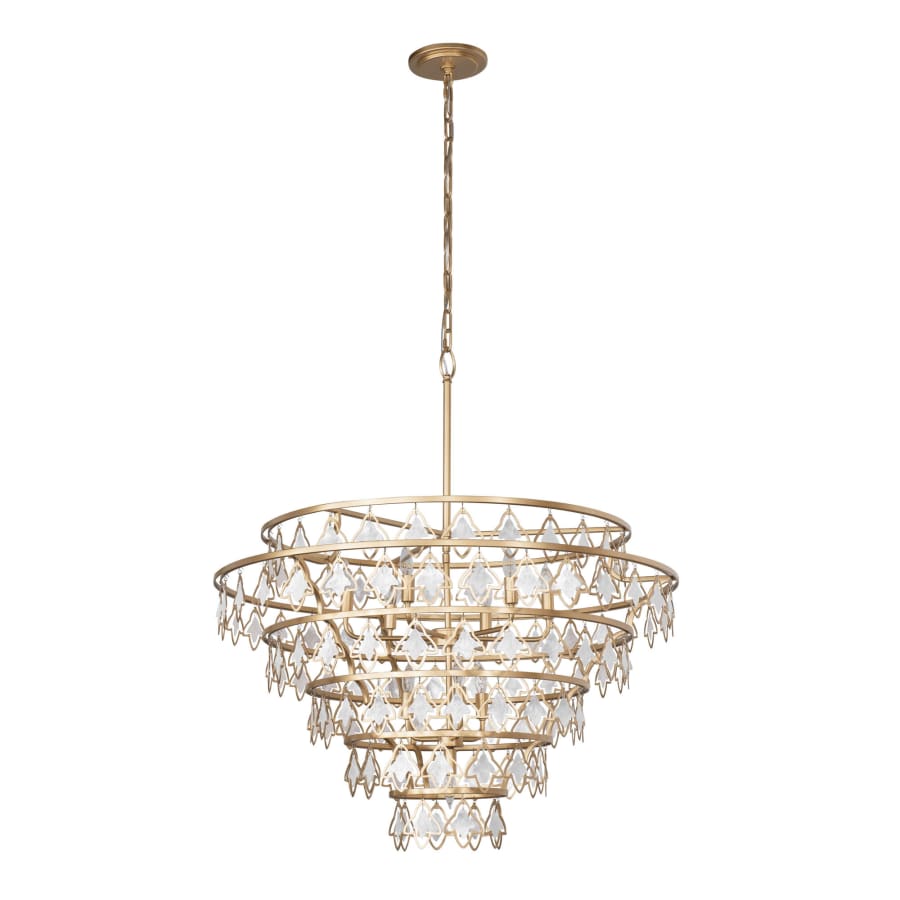 Varaluz Fleur 10 Light 36" Wide Ring Chandelier