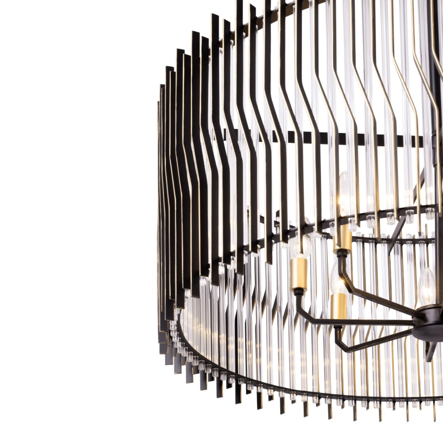 Varaluz Park Row 8 Light 32" Wide Pendant