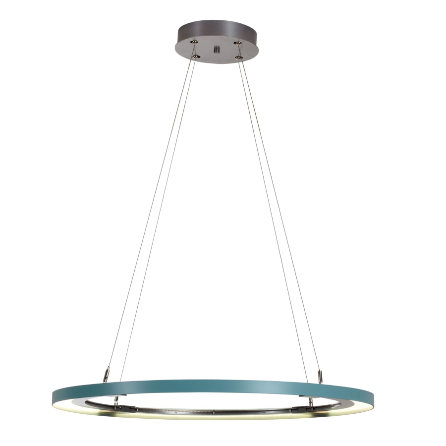 Vermont Modern Ringo 33-5/16" Wide Integrated LED Ring Chandelier with Adjustable Cables