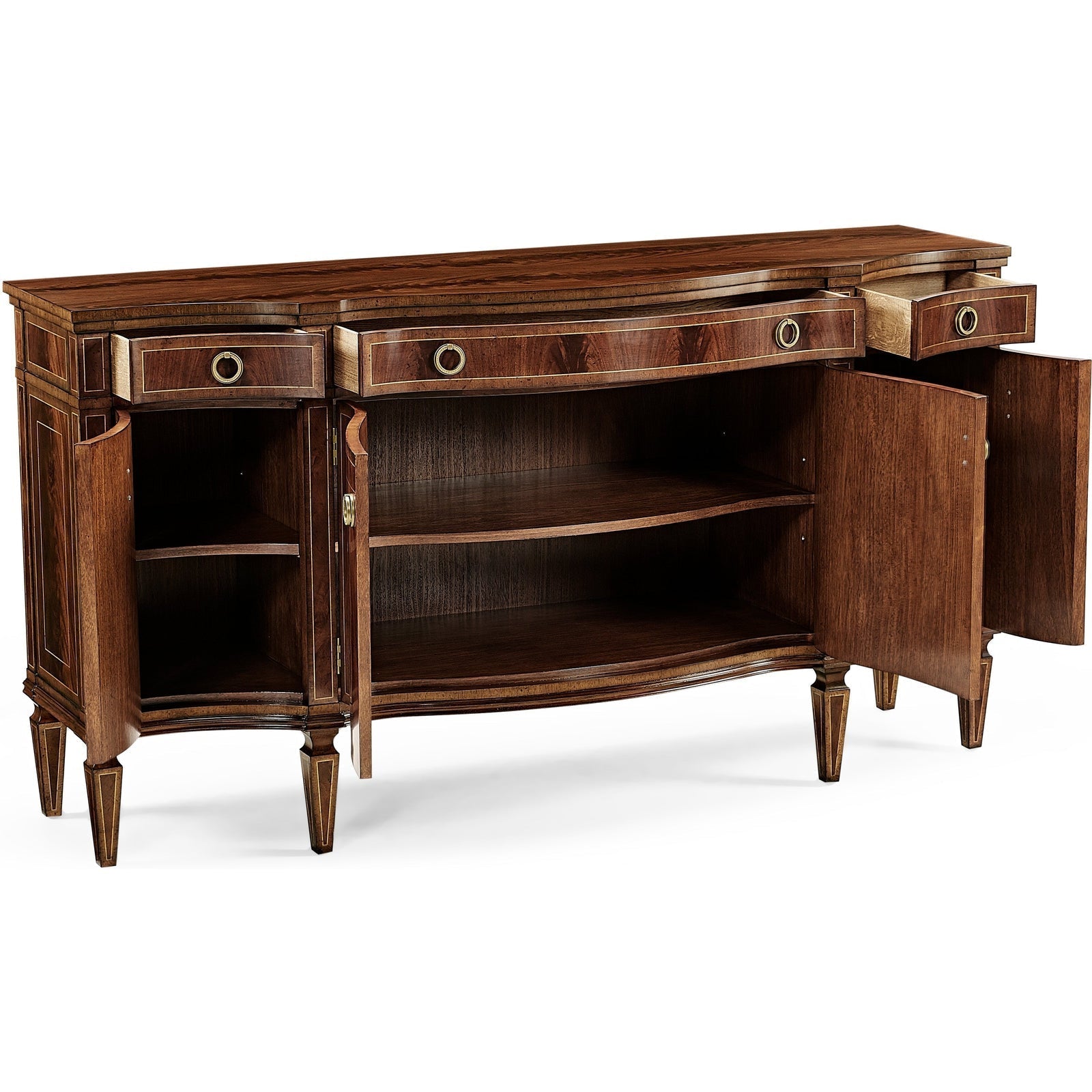 Jonathan Charles Buckingham Serpentine Sideboard (494662-MAH)