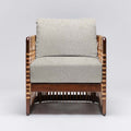 Interlude Palms Lounge Chair Chestnut