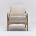 Interlude Delray Lounge Chair White Ceruse