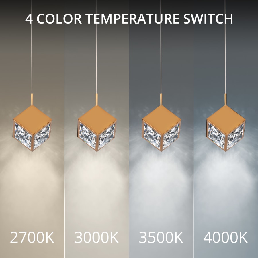 WAC Lighting Ice Cube 5 Light 44" Wide LED Multi Light Pendant
