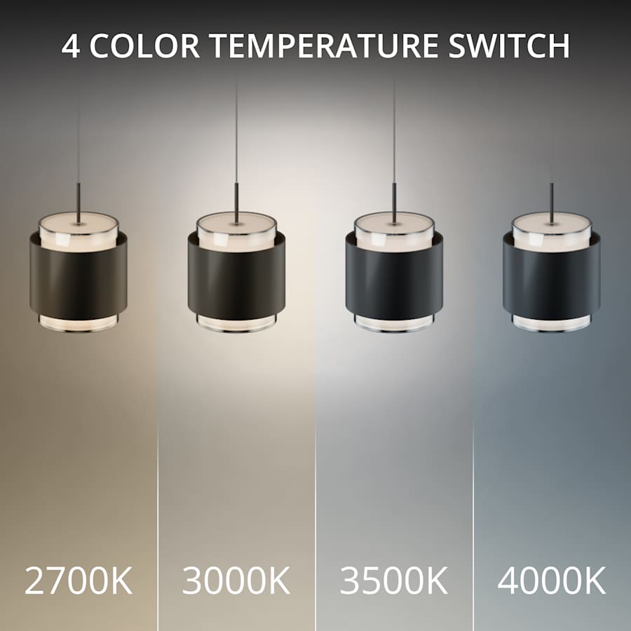 WAC Lighting Banded 36" Wide LED Multi Light Pendant