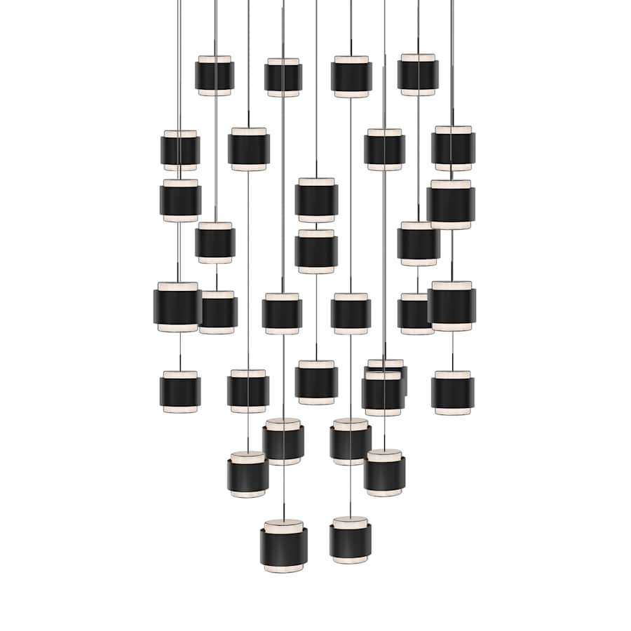 WAC Lighting Banded 36" Wide LED Multi Light Pendant