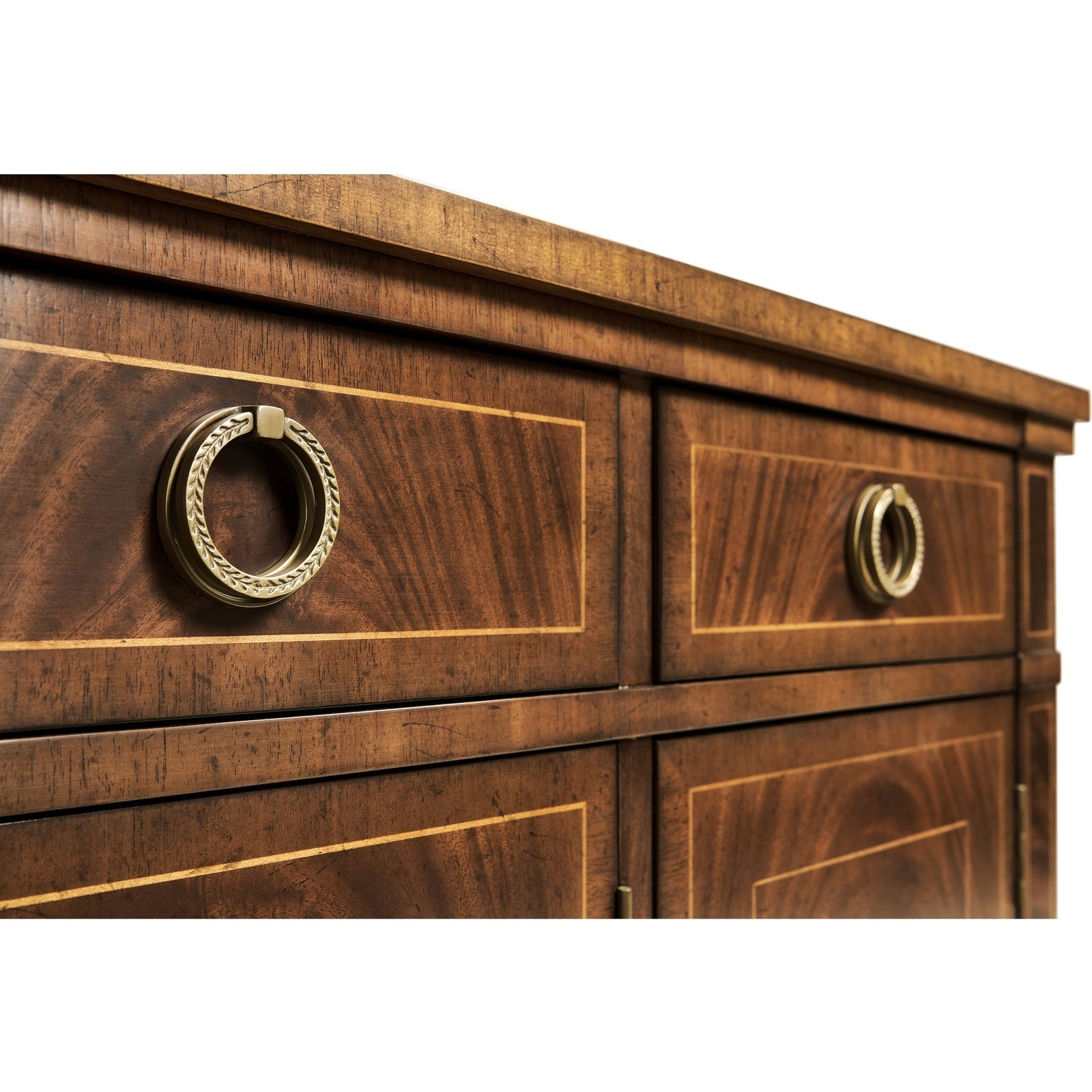 Jonathan Charles Buckingham Sideboard with Four Doors (494842-MAH)