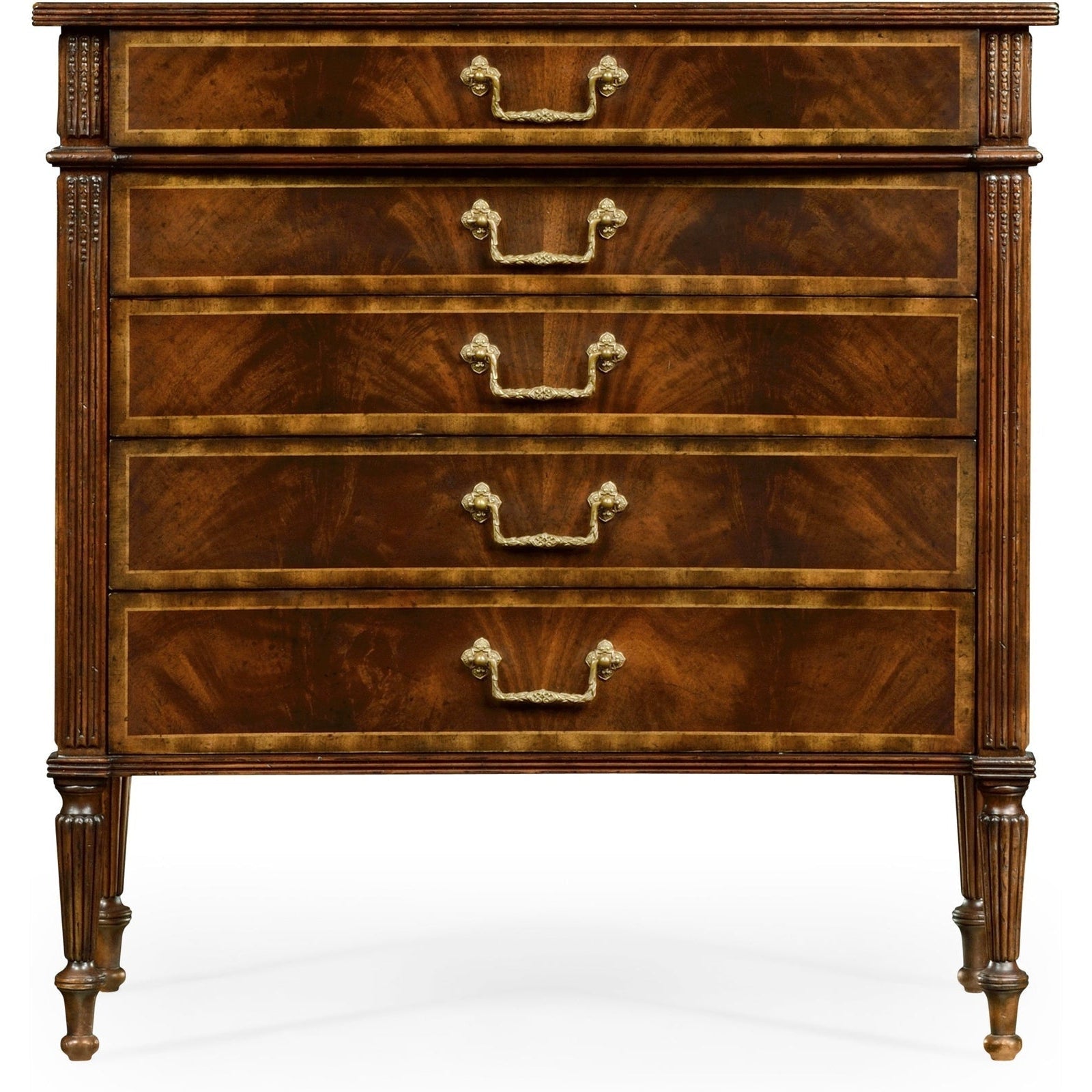 Jonathan Charles Buckingham Chest of Drawers with Concave Profile (493089-MAH)