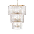 Z-Lite Glacier 12 Light 28" Wide Waterfall Chandelier