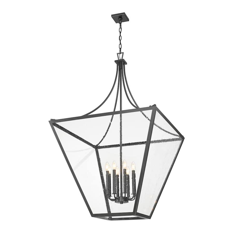 Z-Lite Montalcino 8 Light 32" Wide Taper Candle Pendant