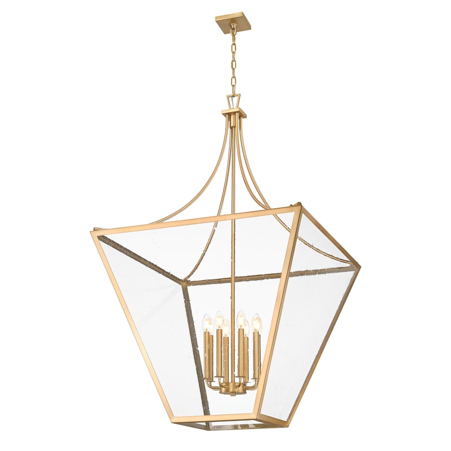 Z-Lite Montalcino 8 Light 32" Wide Taper Candle Pendant